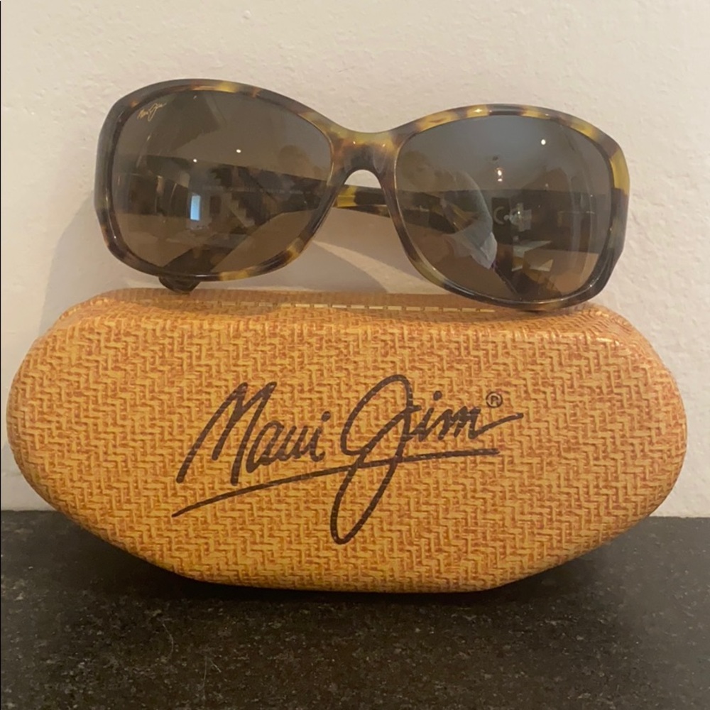 Maui Jim sunglasses. Tortoise color; fashion style